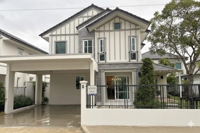 ให้เช่าบ้านเดี่ยว 2 ชั้น โครงการ วิลลาจจิโอ 3 ศรีนครินทร์-บางนา (Villaggio 3 Srinakarin-Bangna) ตกแต่งสวยพร้อมเข้าอยู่ บางพลี, สมุทรปราการ